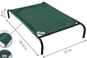 Coolaroo elevated pet bed sizes medium, small, large