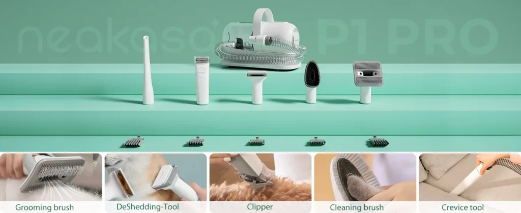 Neabot Pet Grooming Kit & Vacuum