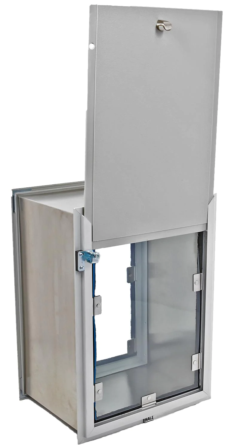Double Flap Hale Dog Door for Walls