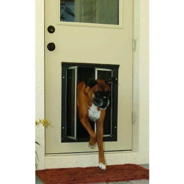 Double Flap Hale Dog Door for Walls