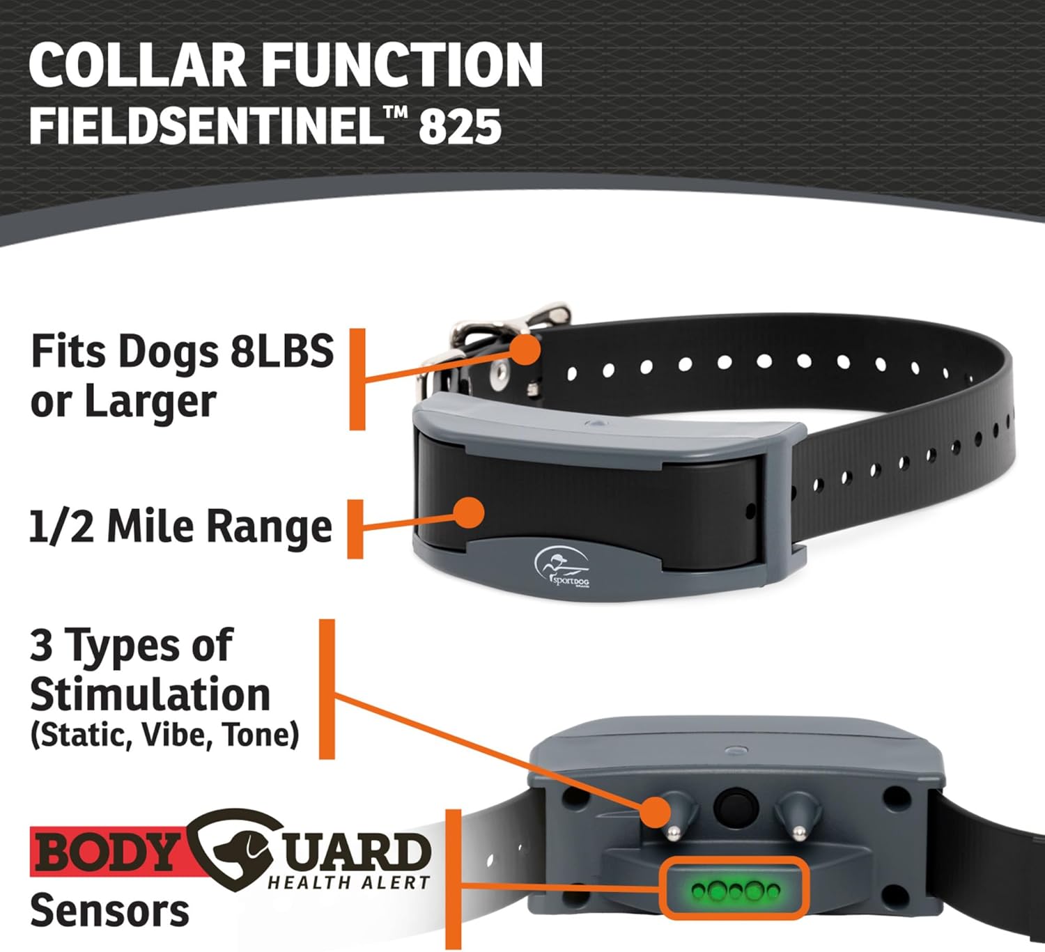 What is the Range of the SportDOG FieldSentinel 825 Remote Trainer?
