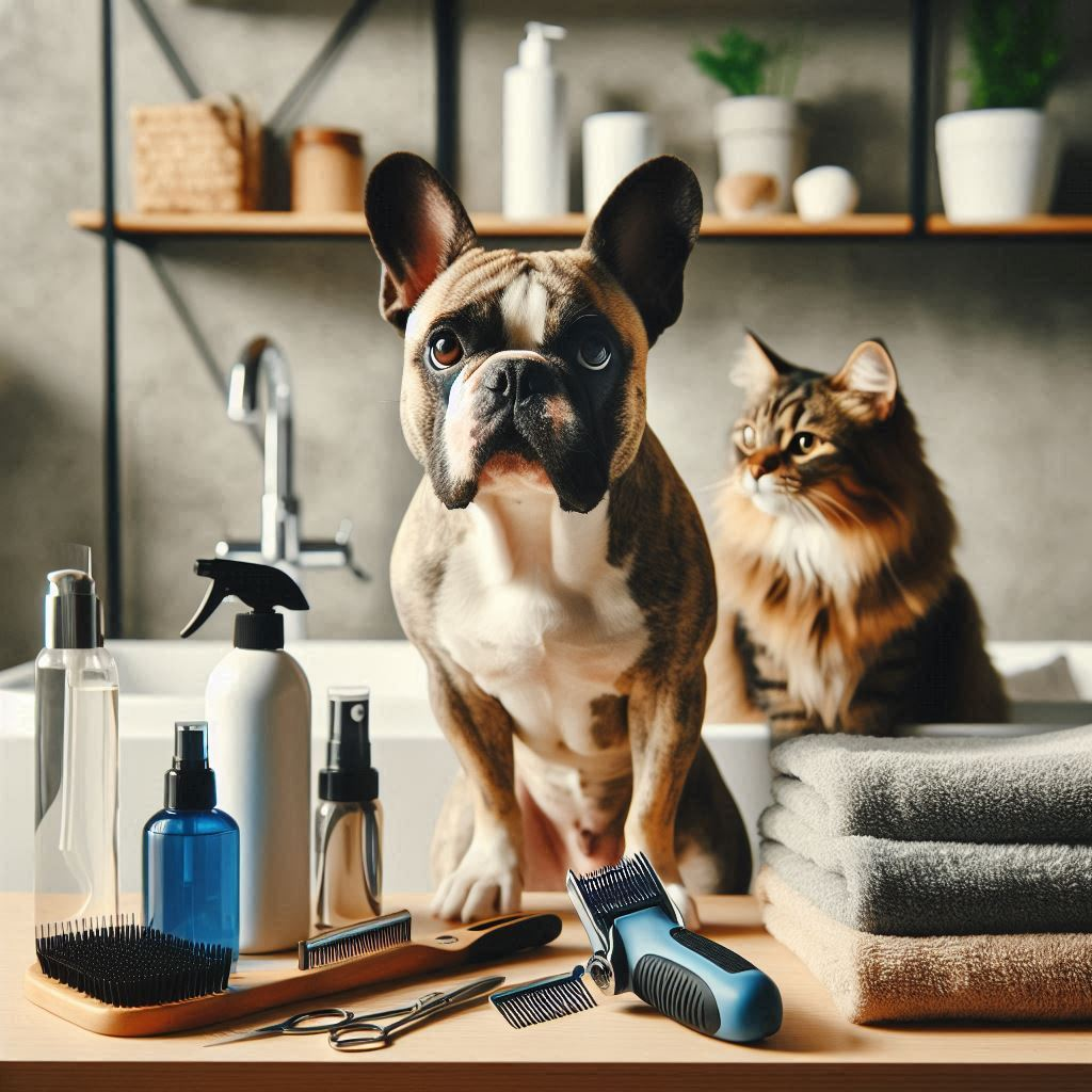 What are essential pet grooming products